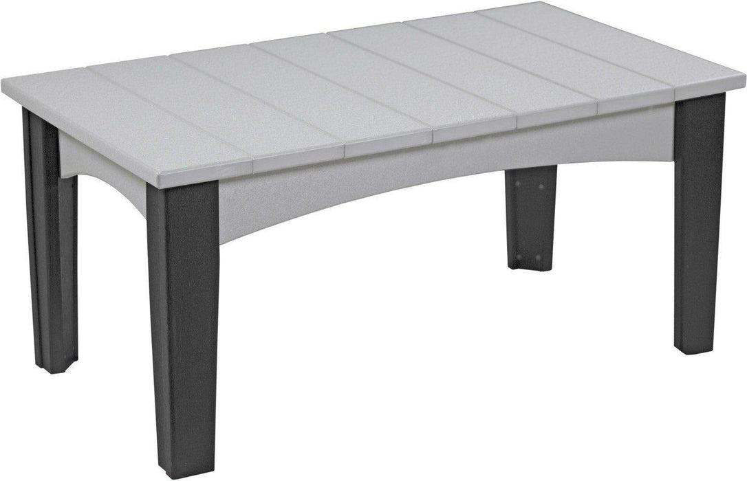 LuxCraft Recycled Plastic Island Coffee Table