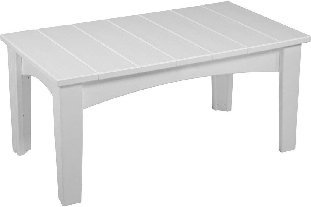 LuxCraft Recycled Plastic Island Coffee Table