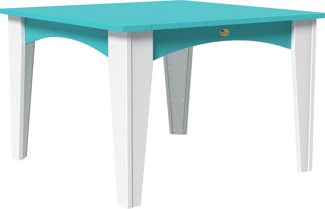 LuxCraft Recycled Plastic 44" Square Island Dining Height Table