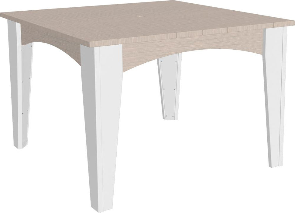 LuxCraft Recycled Plastic 44" Square Island Dining Height Table