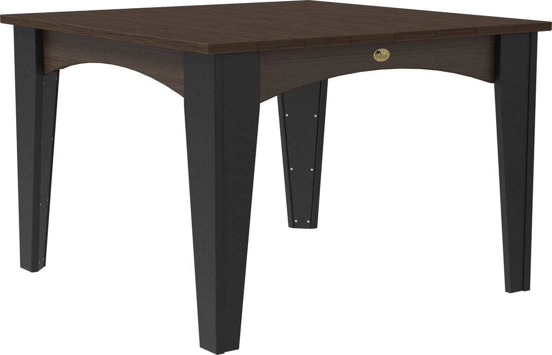 LuxCraft Recycled Plastic 44" Square Island Dining Height Table