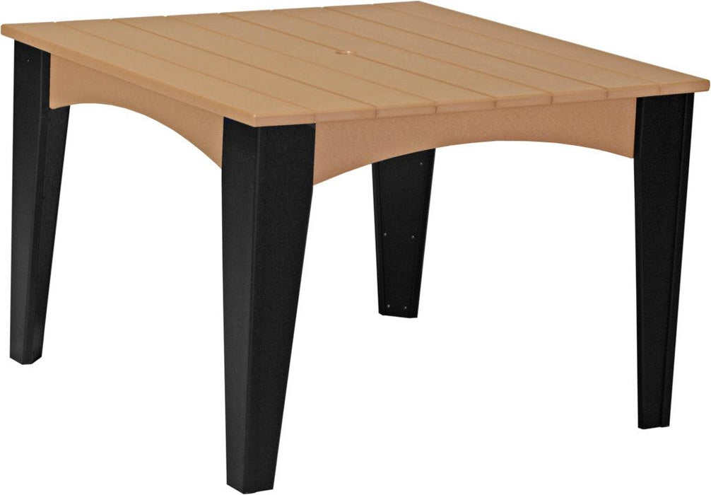 LuxCraft Recycled Plastic 44" Square Island Dining Height Table