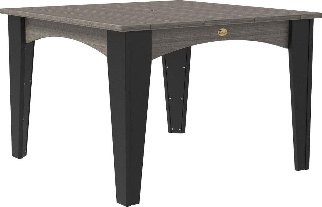 LuxCraft Recycled Plastic 44" Square Island Dining Height Table