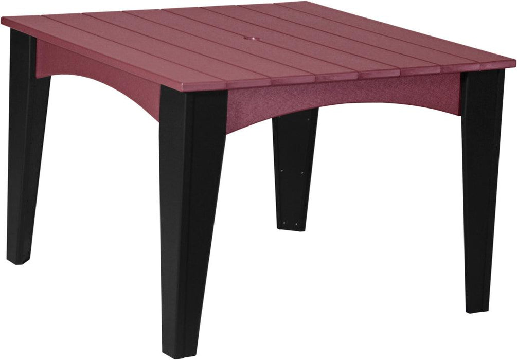 LuxCraft Recycled Plastic 44" Square Island Dining Height Table