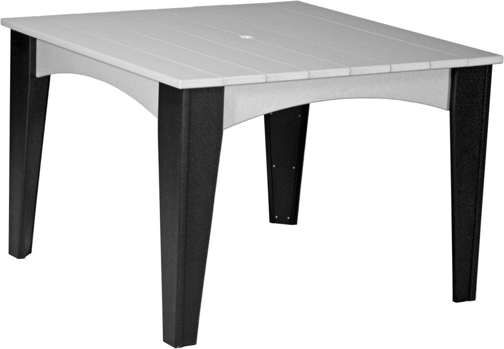 LuxCraft Recycled Plastic 44" Square Island Dining Height Table