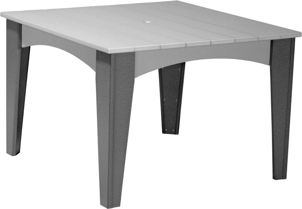 LuxCraft Recycled Plastic 44" Square Island Dining Height Table