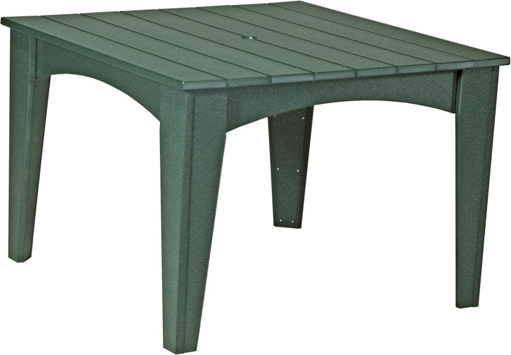 LuxCraft Recycled Plastic 44" Square Island Dining Height Table