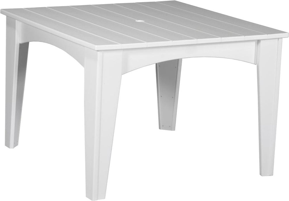 LuxCraft Recycled Plastic 44" Square Island Dining Height Table