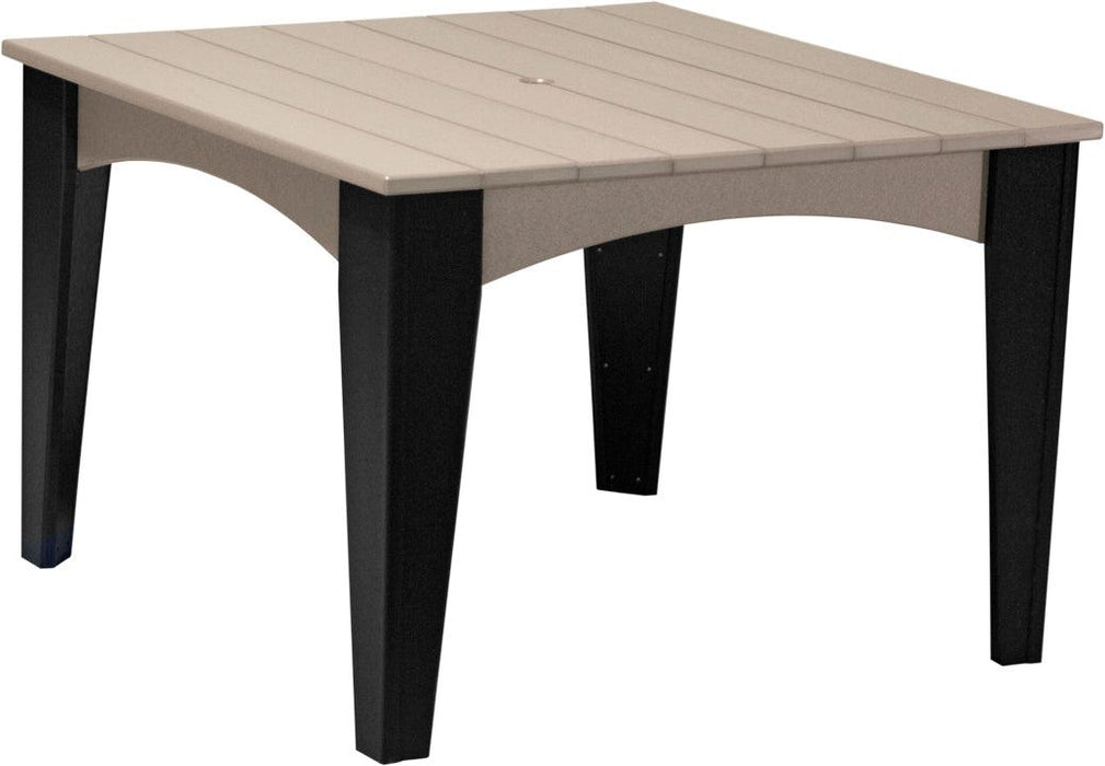 LuxCraft Recycled Plastic 44" Square Island Dining Height Table