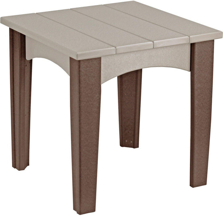 LuxCraft Recycled Plastic Island End Table