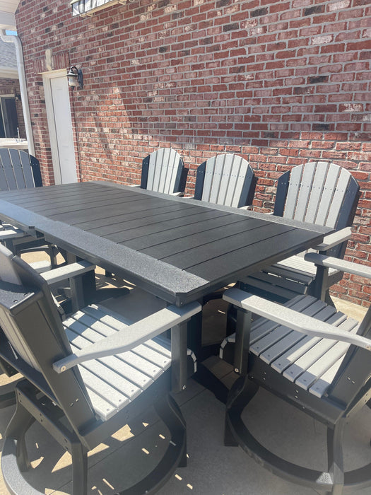 LuxCraft Recycled Plastic Adirondack Swivel Chair (COUNTER HEIGHT)