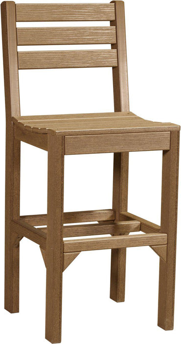 LuxCraft Recycled Plastic Island Side Chair (BAR HEIGHT)