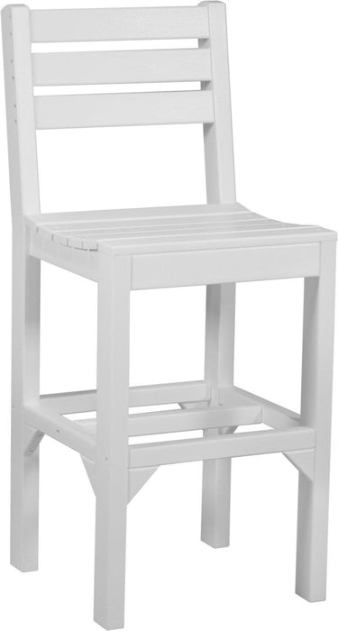 LuxCraft Recycled Plastic Island Side Chair (BAR HEIGHT)