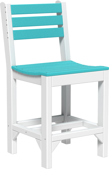 LuxCraft Recycled Plastic Counter Height Island Side Chair