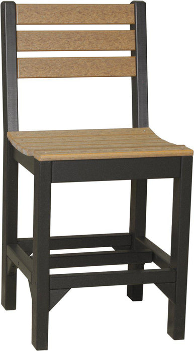 LuxCraft Recycled Plastic Counter Height Island Side Chair