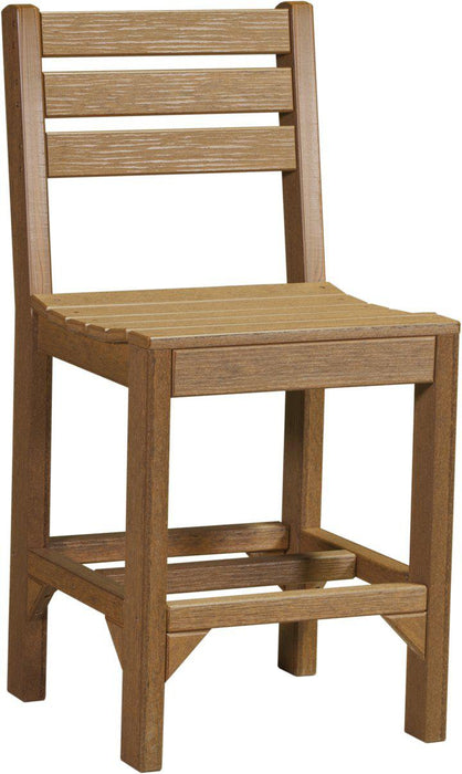 LuxCraft Recycled Plastic Counter Height Island Side Chair