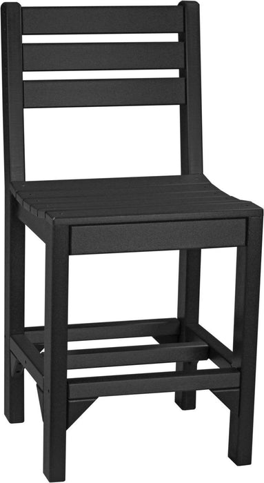 LuxCraft Recycled Plastic Counter Height Island Side Chair