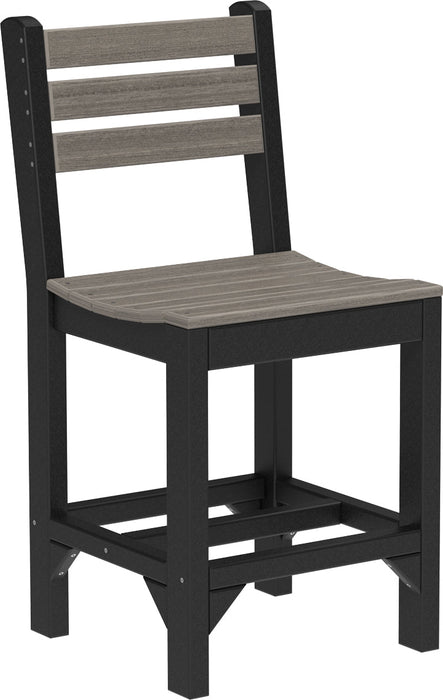 LuxCraft Recycled Plastic Counter Height Island Side Chair