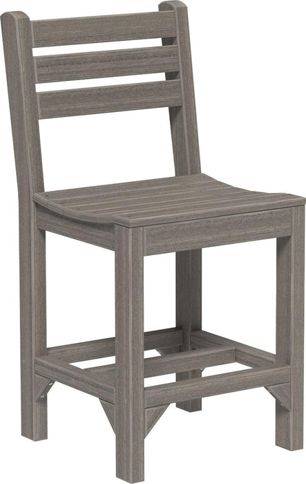 LuxCraft Recycled Plastic Counter Height Island Side Chair