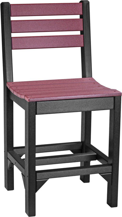 LuxCraft Recycled Plastic Counter Height Island Side Chair