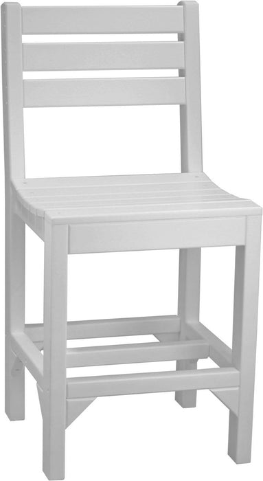LuxCraft Recycled Plastic Counter Height Island Side Chair
