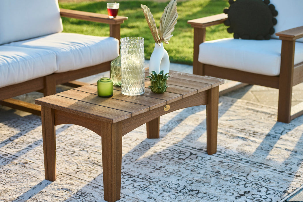 LuxCraft Recycled Plastic Island Coffee Table