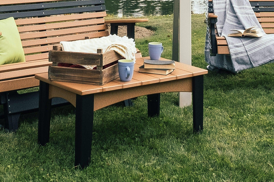 LuxCraft Recycled Plastic Island Coffee Table