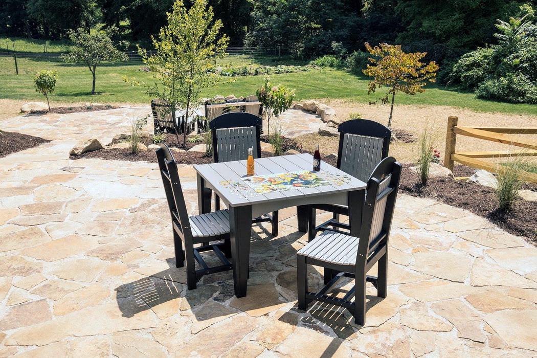 LuxCraft Recycled Plastic 44" Square Island Dining Height Table
