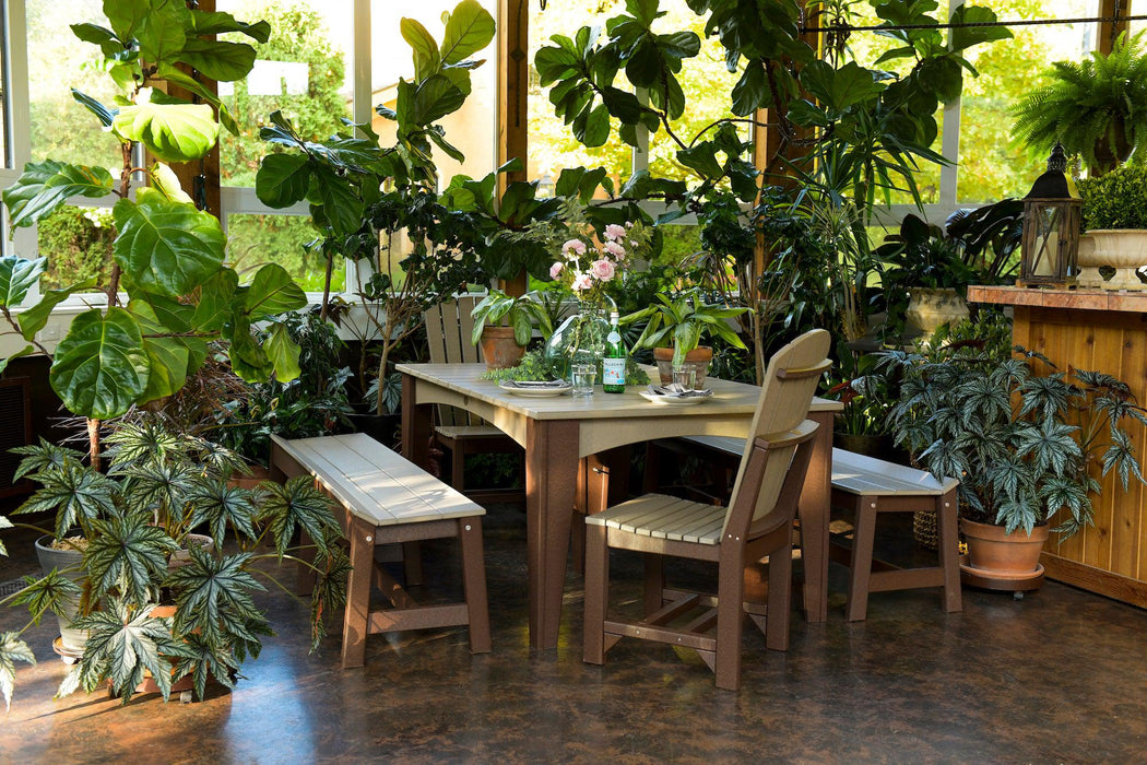 LuxCraft Recycled Plastic Island Side Chair (DINING HEIGHT)