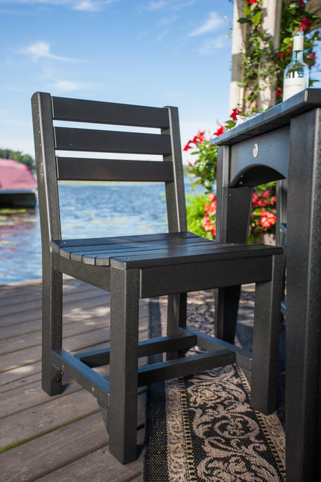 LuxCraft Recycled Plastic Island Side Chair (DINING HEIGHT)