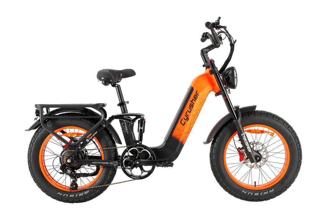 Cyrusher Kommoda 3.0 Step-Through E-Bike | 750W Motor & 48V 20Ah Battery
