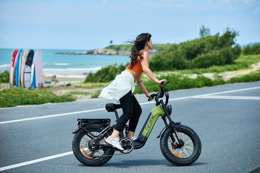 Cyrusher Kommoda 3.0 Step-Through E-Bike | 750W Motor & 48V 20Ah Battery