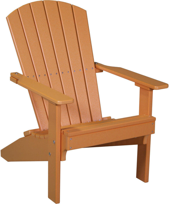 LuxCraft Recycled Plastic Lakeside Compact Portable Adirondack Chair
