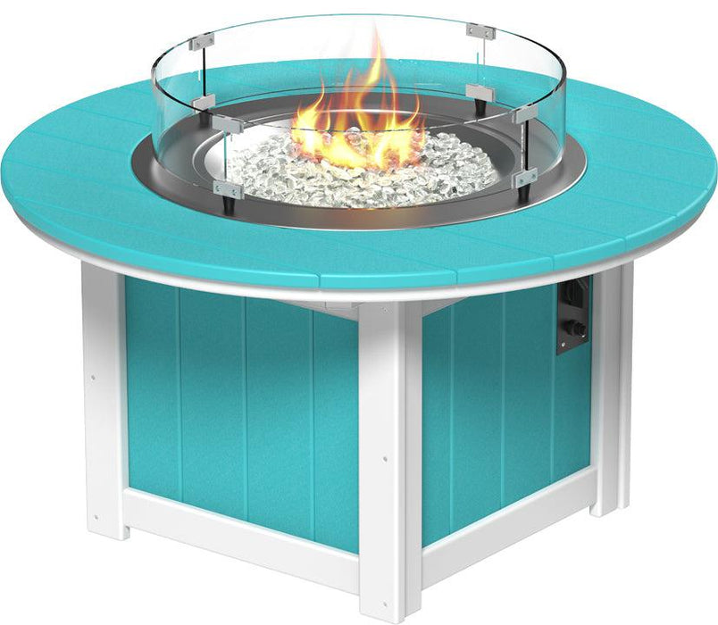 LuxCraft Recycled Plastic Lumin 46" Round Fire Pit