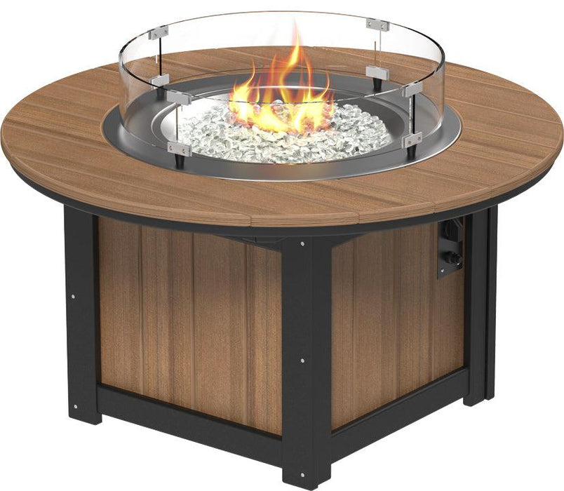 LuxCraft Recycled Plastic Lumin 46" Round Fire Pit