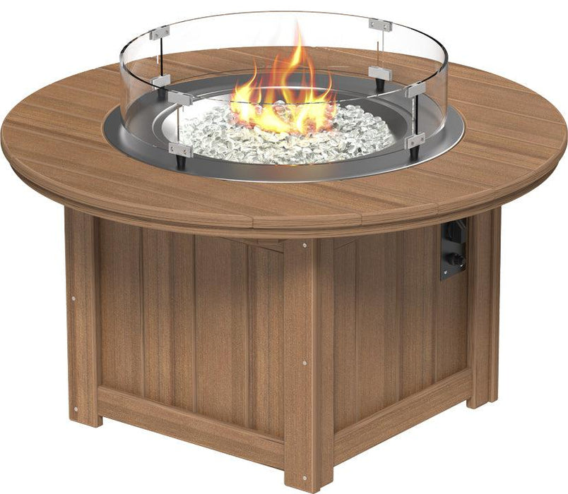 LuxCraft Recycled Plastic Lumin 46" Round Fire Pit