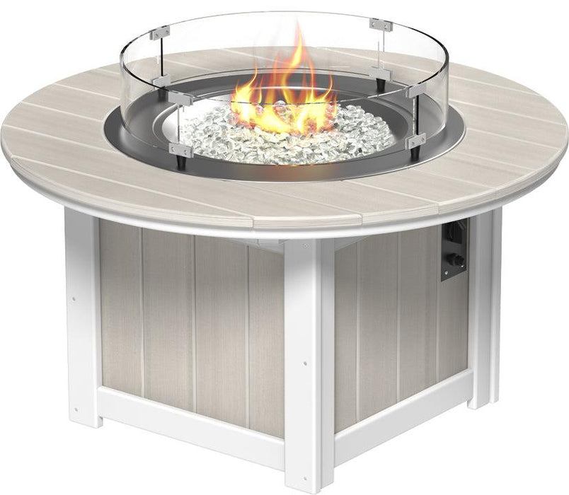 LuxCraft Recycled Plastic Lumin 46" Round Fire Pit