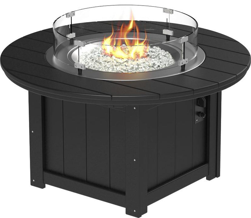 LuxCraft Recycled Plastic Lumin 46" Round Fire Pit