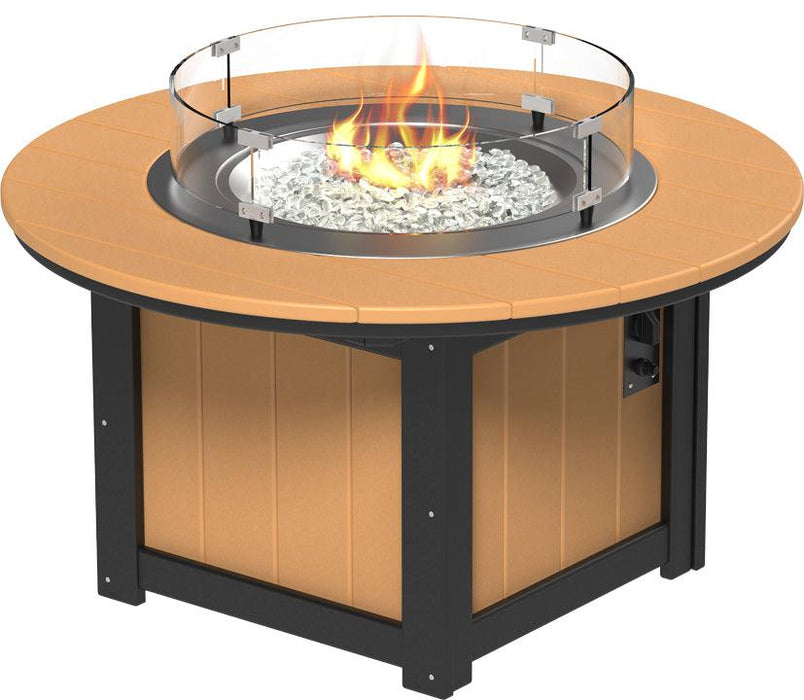 LuxCraft Recycled Plastic Lumin 46" Round Fire Pit