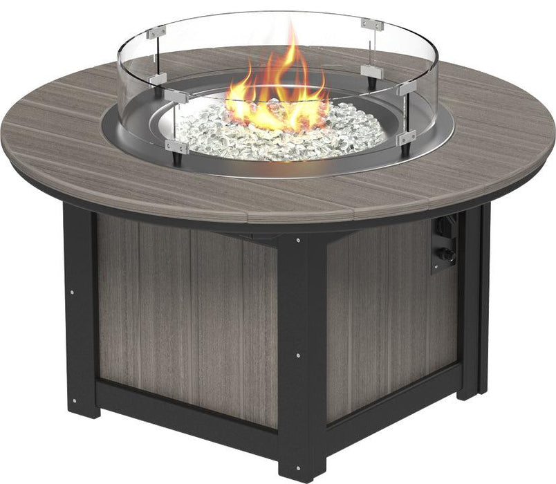 LuxCraft Recycled Plastic Lumin 46" Round Fire Pit