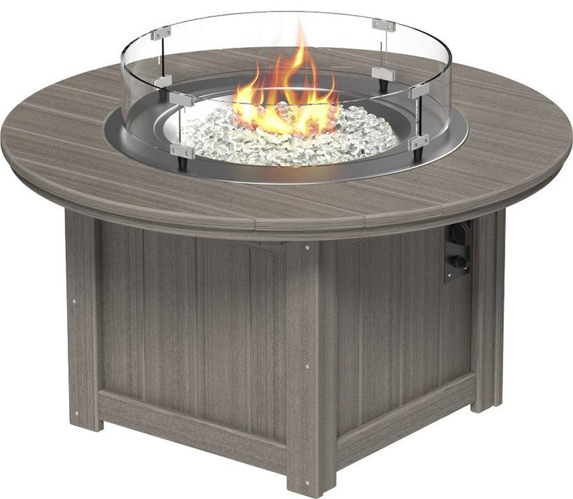 LuxCraft Recycled Plastic Lumin 46" Round Fire Pit