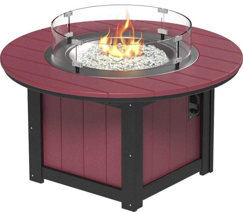 LuxCraft Recycled Plastic Lumin 46" Round Fire Pit