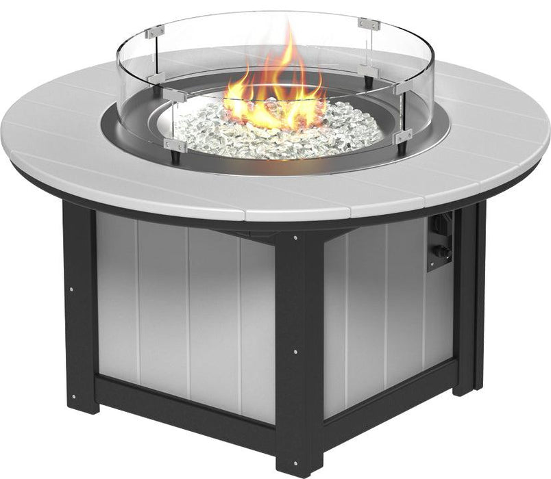 LuxCraft Recycled Plastic Lumin 46" Round Fire Pit