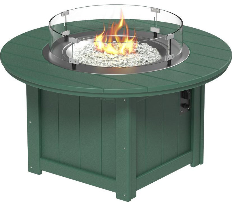 LuxCraft Recycled Plastic Lumin 46" Round Fire Pit