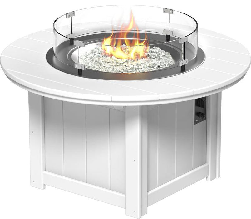 LuxCraft Recycled Plastic Lumin 46" Round Fire Pit