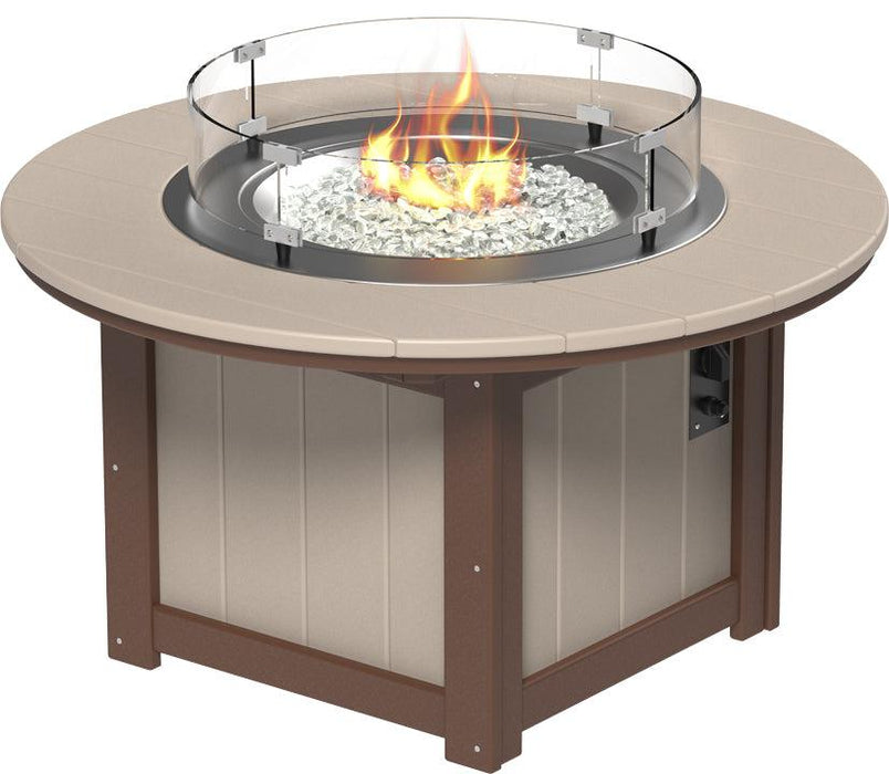 LuxCraft Recycled Plastic Lumin 46" Round Fire Pit