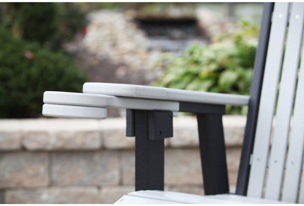 LuxCraft Rollback Recycled Plastic 4ft. Plain Patio Glider