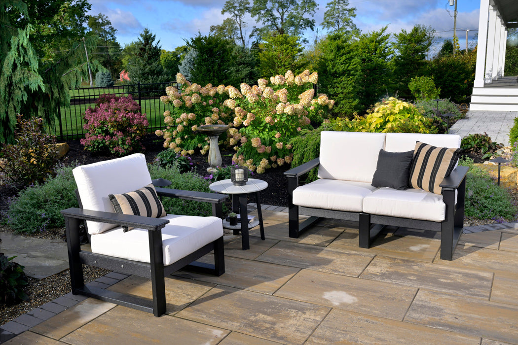 LuxCraft Recycled Plastic Lanai Deep Seating Loveseat