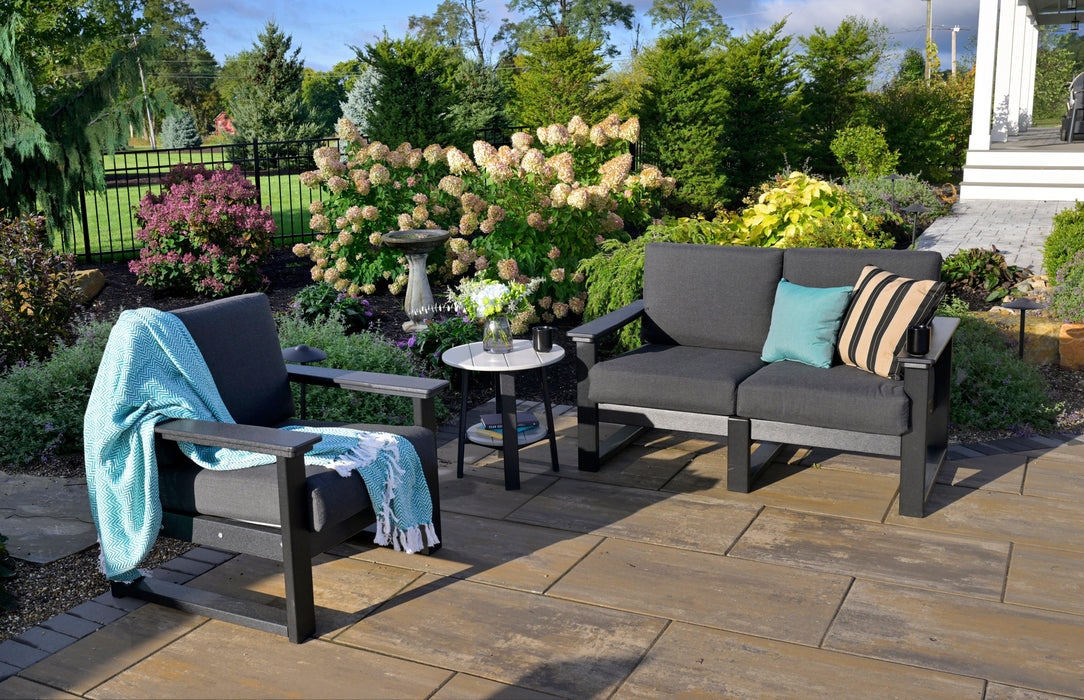 LuxCraft Recycled Plastic Lanai Deep Seating Loveseat