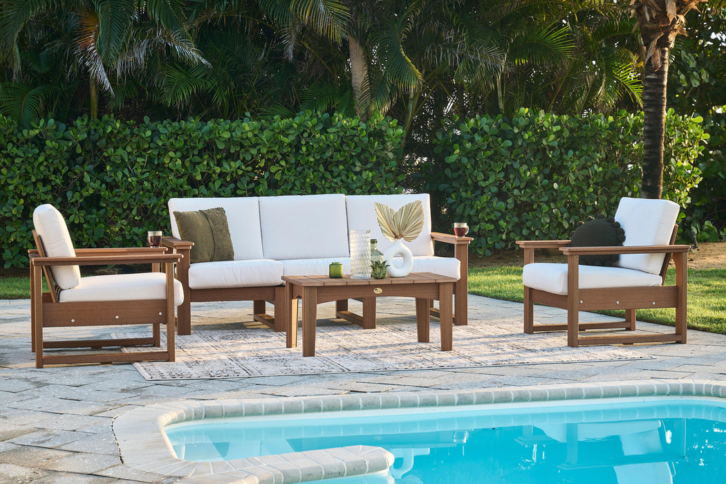 LuxCraft Recycled Plastic Lanai Deep Seating Chair